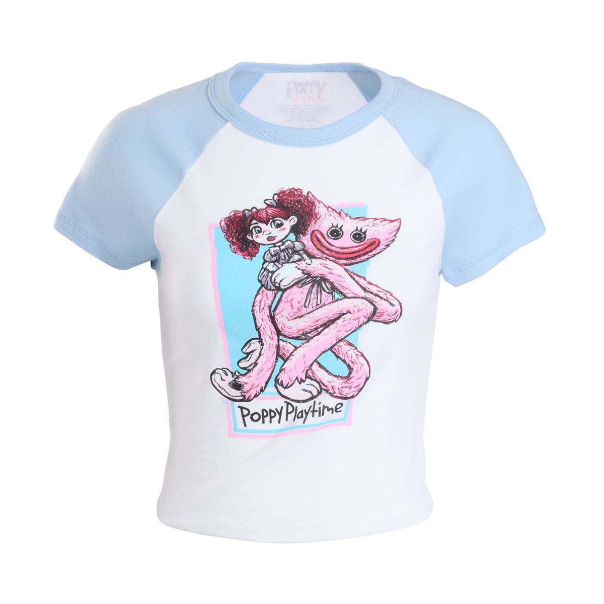 Hold On Kissy Crop Tee