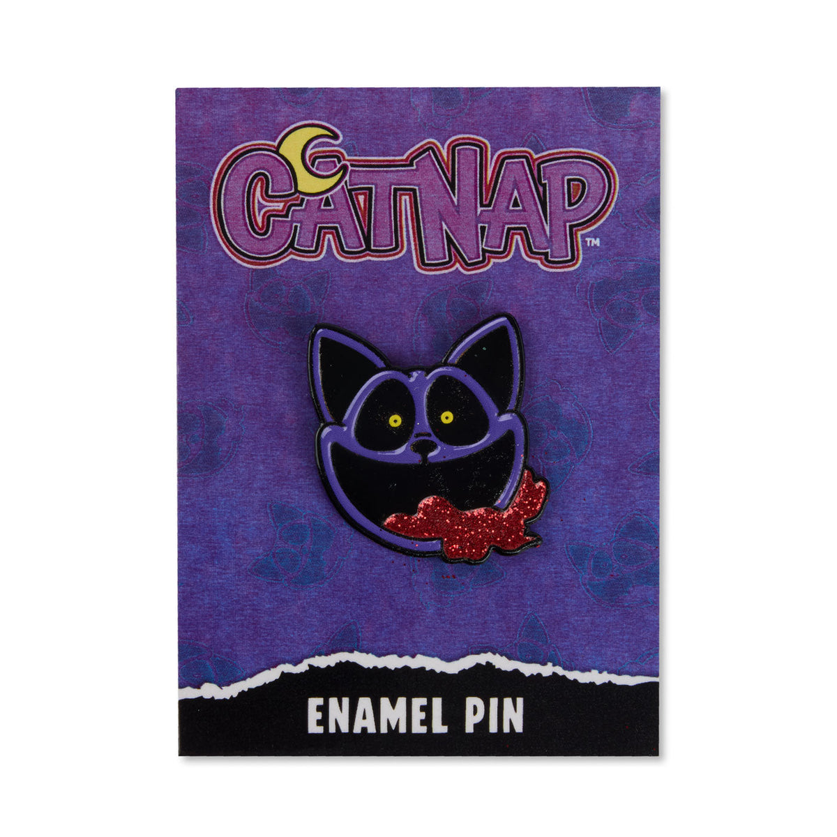 CatNap Glow-in-the-Dark Enamel Pin